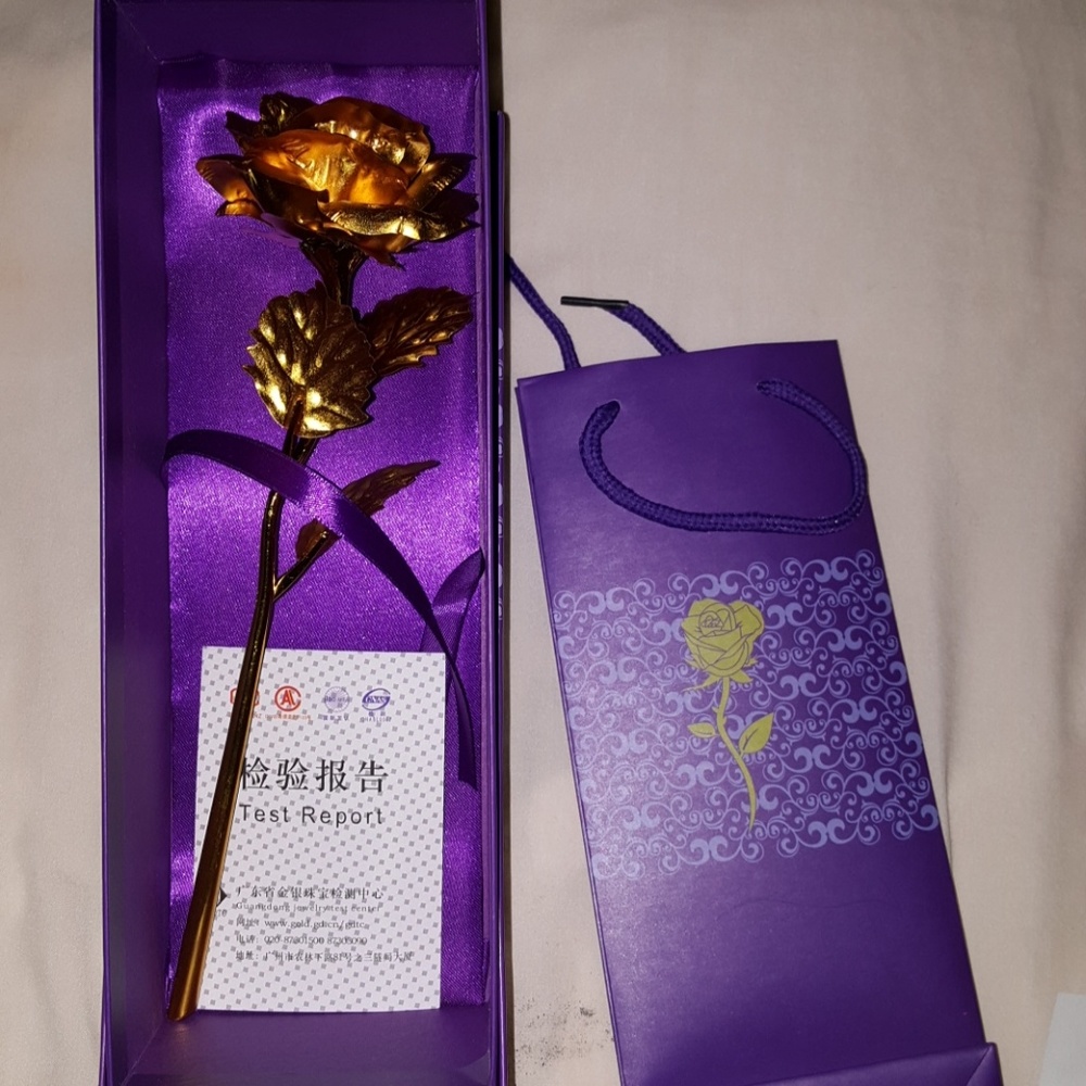 24k Gold Rose
